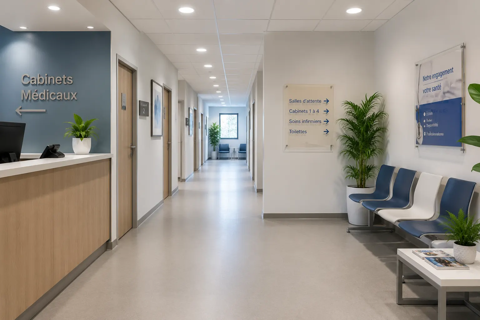 Nettoyage d’un espace de santé